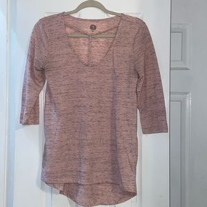 Juniors pink top size medium